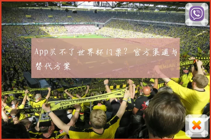 App买不了世界杯门票？官方渠道与替代方案